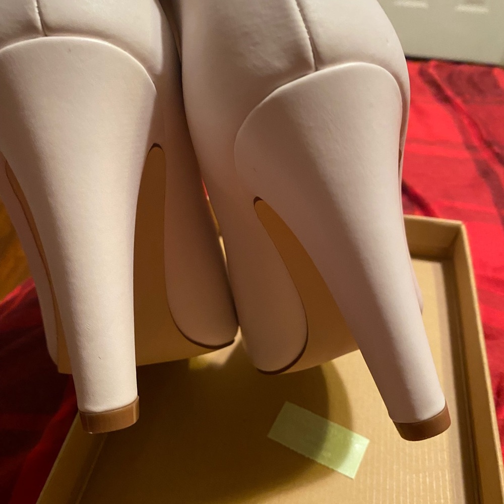 Just fab white booties